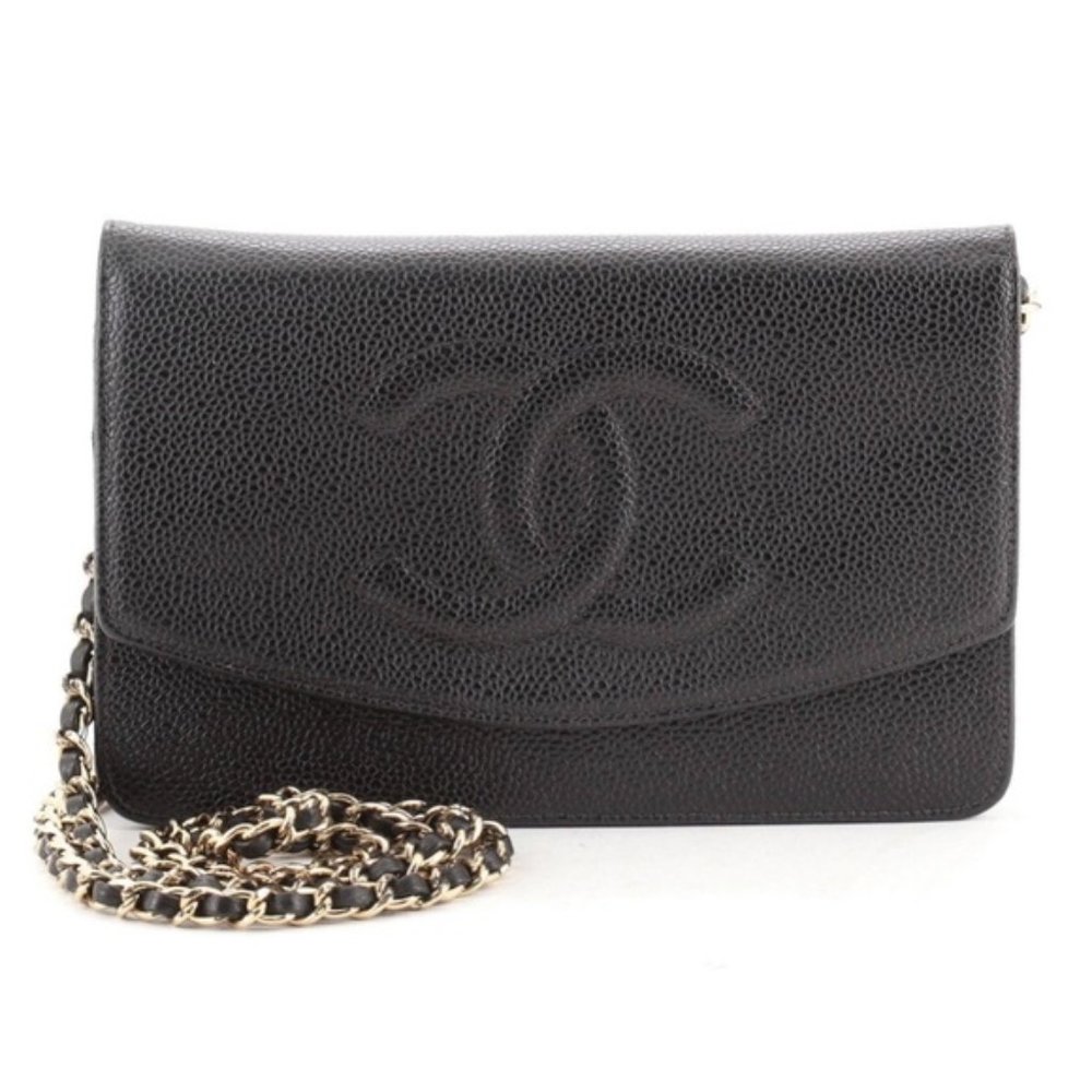 Chanel Wallet on a Chain WOC Black